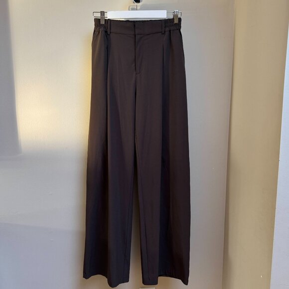 Alo High-Waist Pursuit Trouser-Olive Tree - Picture 4 of 10